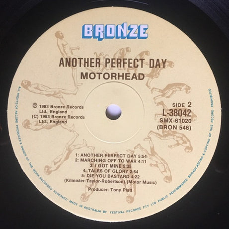 Motörhead : Another Perfect Day (LP, Album)