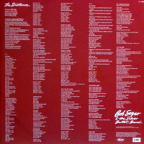 Bob Seger And The Silver Bullet Band : The Distance (LP, Album)
