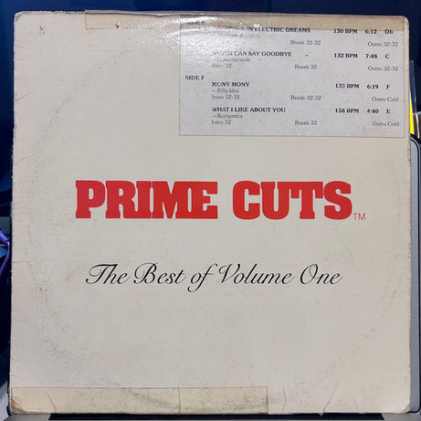 Various : Prime Cuts: The Best Of Volume One (3x12", Comp, Promo, Red)