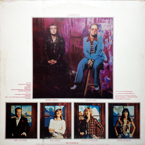 Elton John : Caribou (LP, Album)