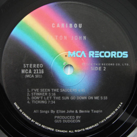 Elton John : Caribou (LP, Album)