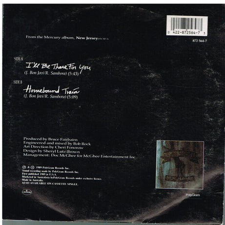 Bon Jovi : I'll Be There For You (7")