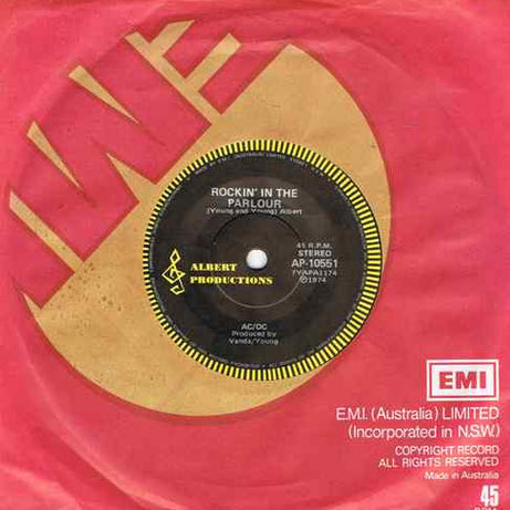 AC/DC : Can I Sit Next To You, Girl (7", Single)