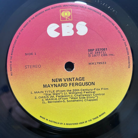 Maynard Ferguson : New Vintage (LP, Album)