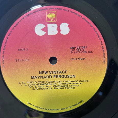 Maynard Ferguson : New Vintage (LP, Album)
