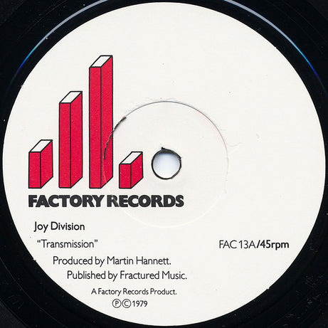 Joy Division : Transmission (7", Single, Fla)