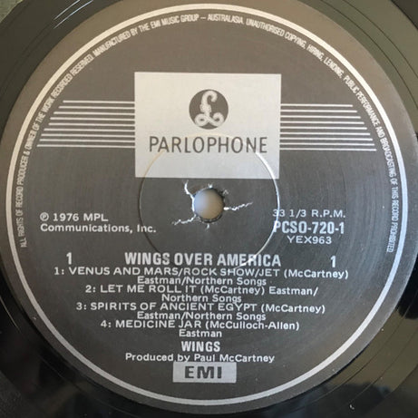 Wings (2) : Wings Over America (3xLP, Album, RE)