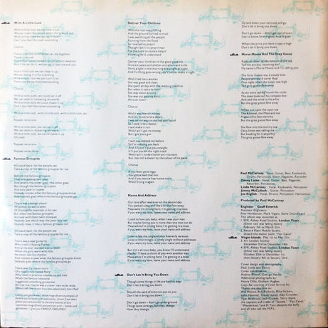 Wings (2) : London Town (LP, Album, Red)