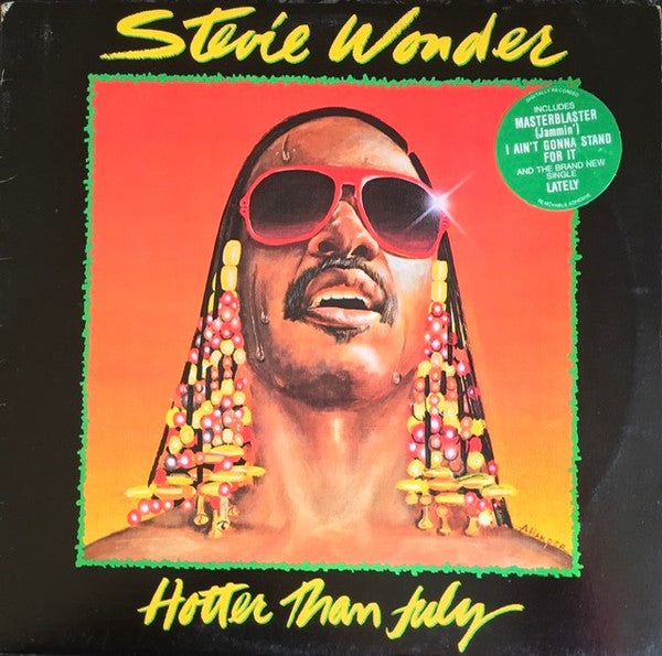 Stevie Wonder : Hotter Than July (LP, Album, Gat)