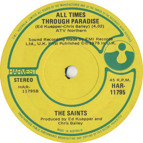 The Saints (2) : Security (7")
