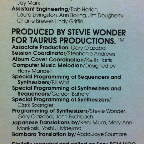 Stevie Wonder : Journey Through The Secret Life Of Plants (2xLP, Album, Emb)
