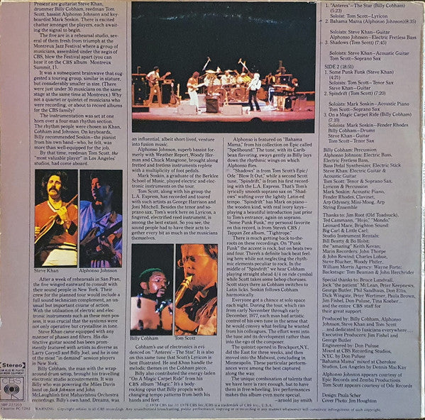 Billy Cobham • Steve Khan • Alphonso Johnson • Tom Scott : Alivemutherforya (LP, Album)