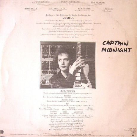 Lee Ritenour : Captain Fingers (LP, Album)