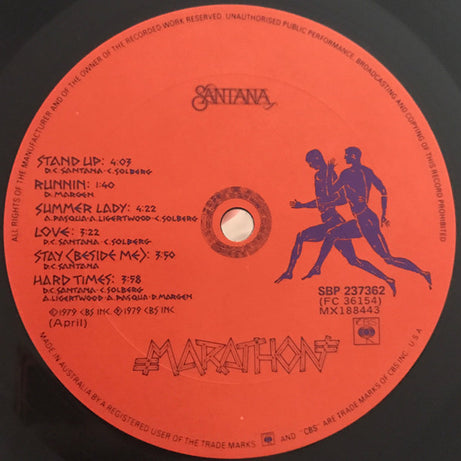 Santana : Marathon (LP, Album)