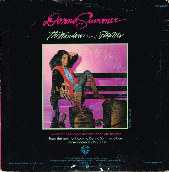 Donna Summer : The Wanderer (7", Single)
