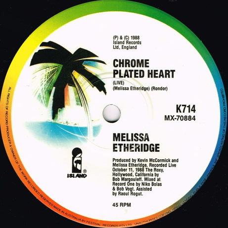 Melissa Etheridge : Like The Way I Do (7", Single, Ltd)