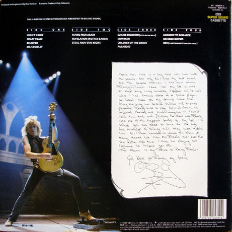 Ozzy Osbourne / Randy Rhoads : Tribute (2xLP, Album)