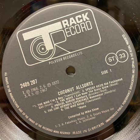 Various : Coconut Allsorts (LP, Comp)