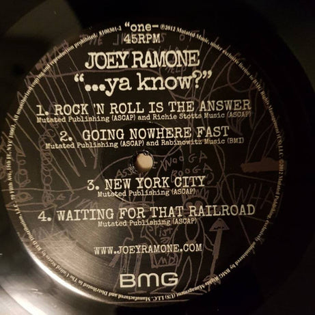 Joey Ramone : ... Ya Know? (2xLP, Album, Gat)