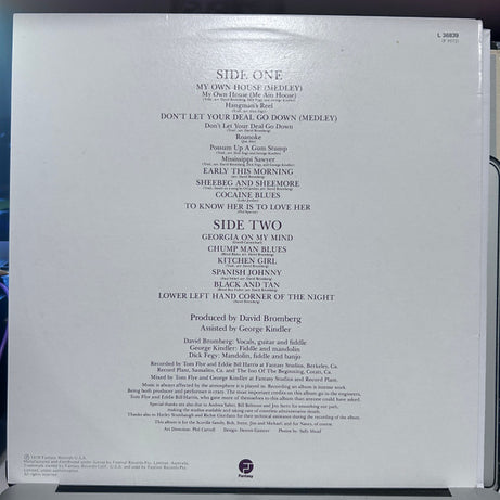 David Bromberg : My Own House (LP, Album)