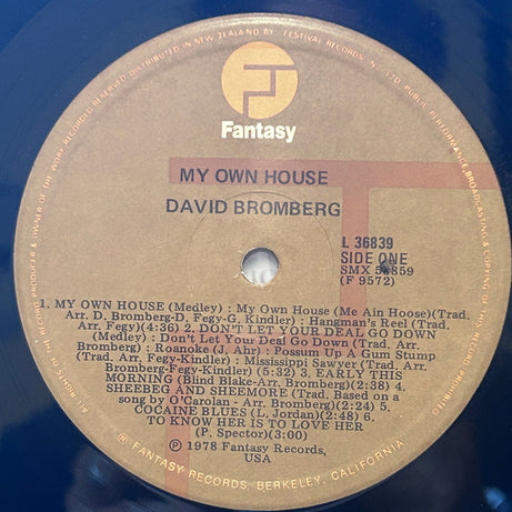 David Bromberg : My Own House (LP, Album)