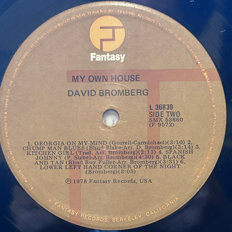 David Bromberg : My Own House (LP, Album)