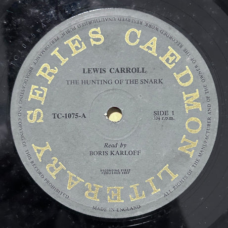 Boris Karloff : The Pied Piper & The Hunting of the Snark (LP)