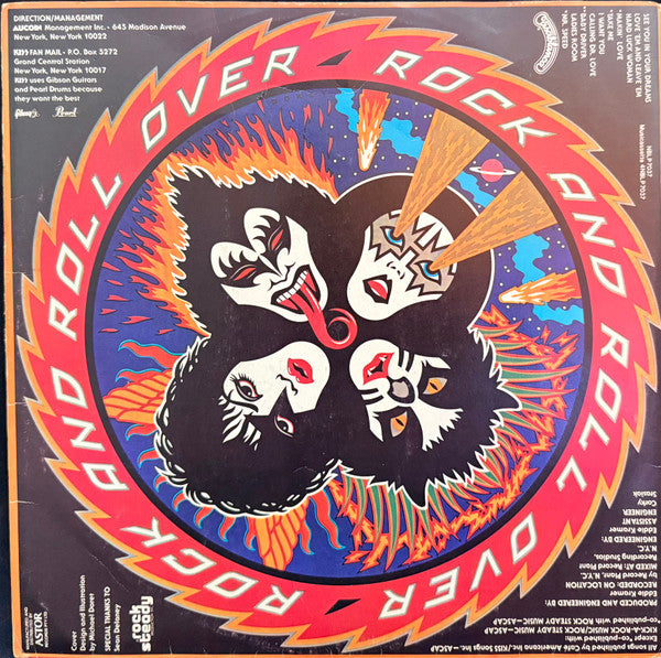 Kiss : Rock And Roll Over (LP, Album, RP)