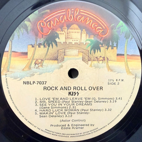 Kiss : Rock And Roll Over (LP, Album, RP)