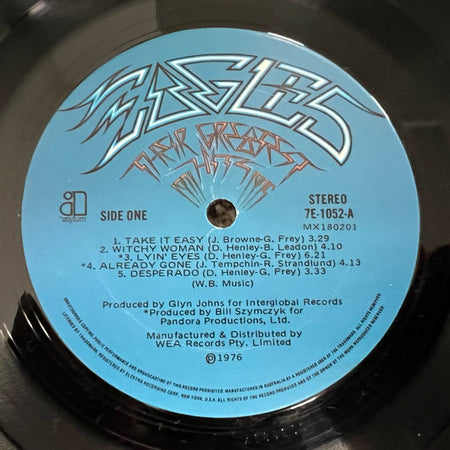 Eagles : Their Greatest Hits 1971-1975 (LP, Album, Comp, Emb)