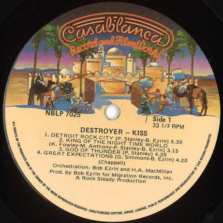 Kiss : Destroyer (LP, Album, RE)