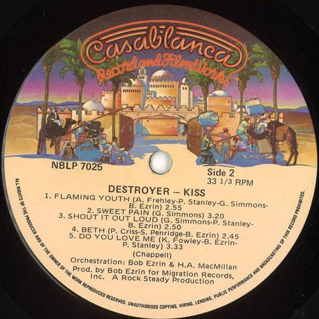 Kiss : Destroyer (LP, Album, RE)