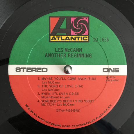 Les McCann : Another Beginning (LP, Album, PRC)