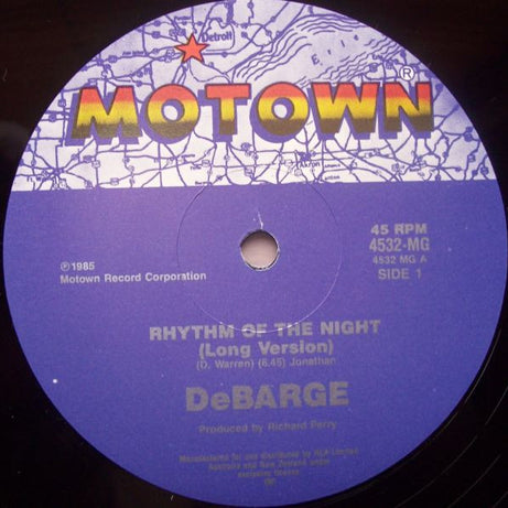 DeBarge : Rhythm Of The Night (12")