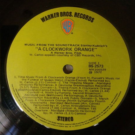 Various : Stanley Kubrick's A Clockwork Orange (LP, RP)
