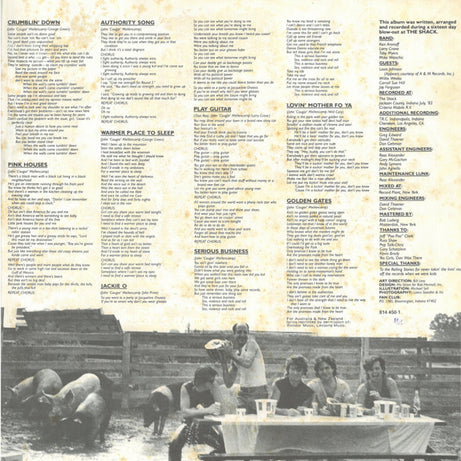 John Cougar Mellencamp : Uh-Huh (LP, Album, RE)
