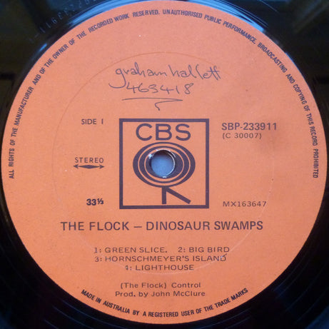 The Flock : Dinosaur Swamps (LP, Album)
