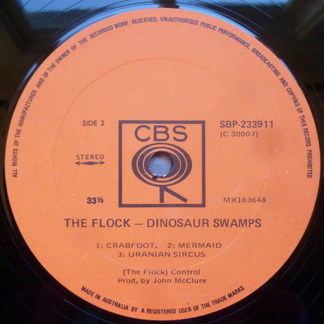 The Flock : Dinosaur Swamps (LP, Album)