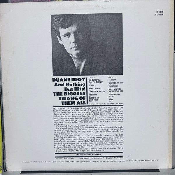 Duane Eddy : The Biggest Twang Of Them All (LP, Album, RE)