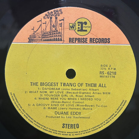 Duane Eddy : The Biggest Twang Of Them All (LP, Album, RE)