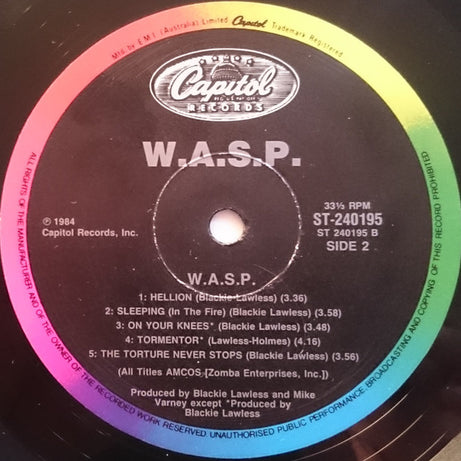 W.A.S.P. : W.A.S.P. (LP, Album)