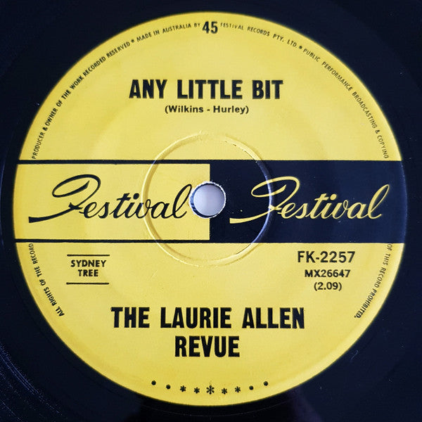 The Laurie Allen Revue : Any Little Bit (7")
