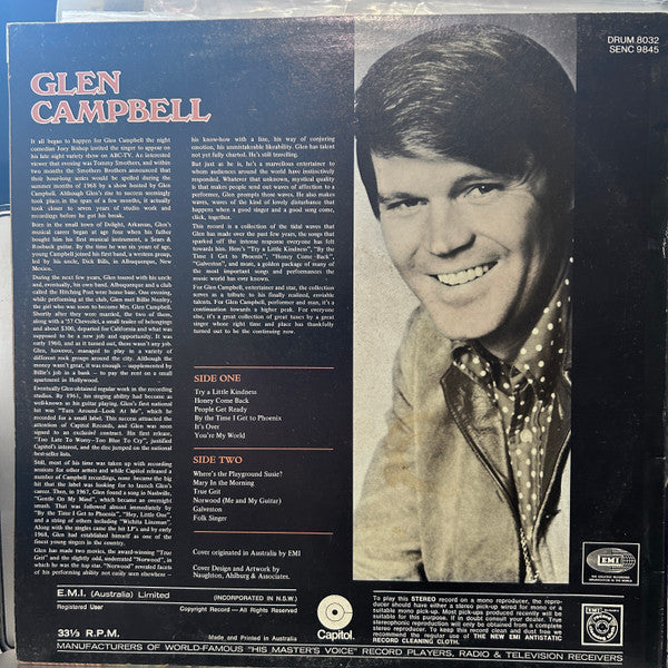 Glen Campbell : Glen Campbell Country (LP, Comp, RE)