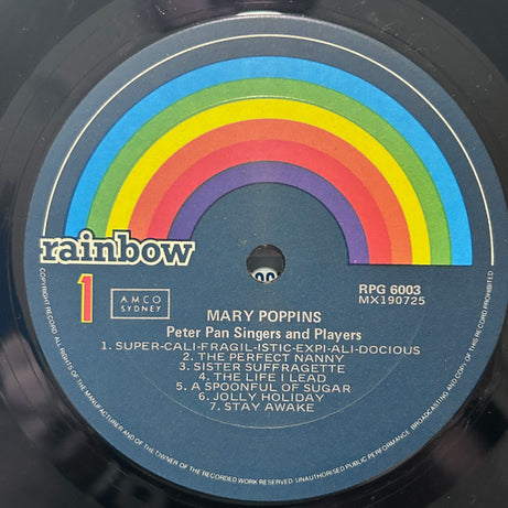 Peter Pan Players And Orchestra : Mary Poppins (12", Album)