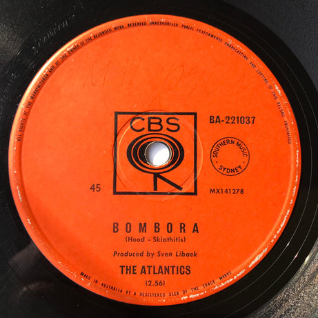 The Atlantics : Bombora / Greensleeves (7", Single)