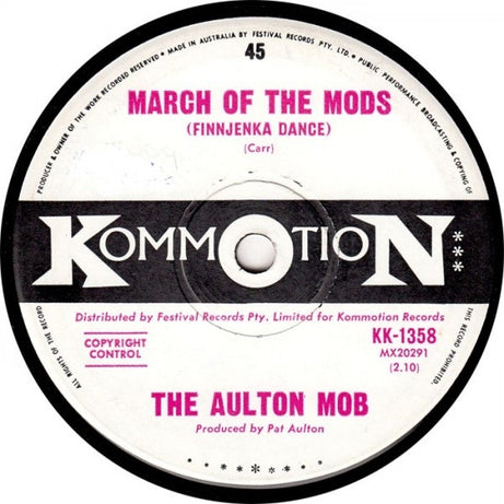 The Aulton Mob : March Of The Mods (7", Single)