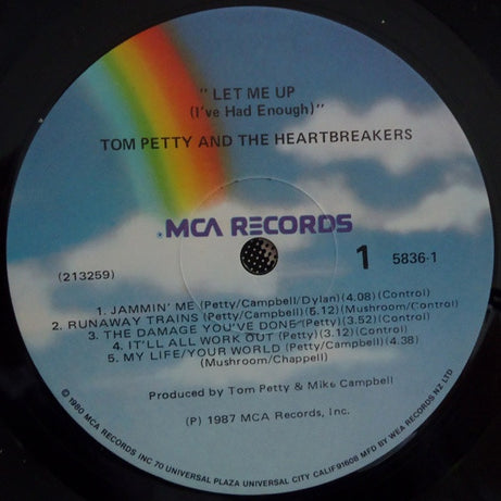 Tom Petty And The Heartbreakers : Let Me Up (I've Had Enough) (LP, Album)
