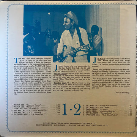 Various : West Coast Blues (LP, Comp, Gat)
