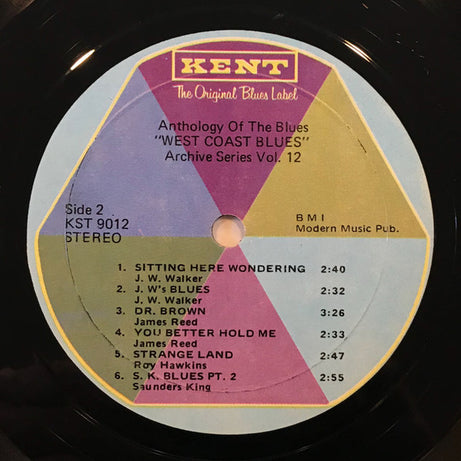 Various : West Coast Blues (LP, Comp, Gat)