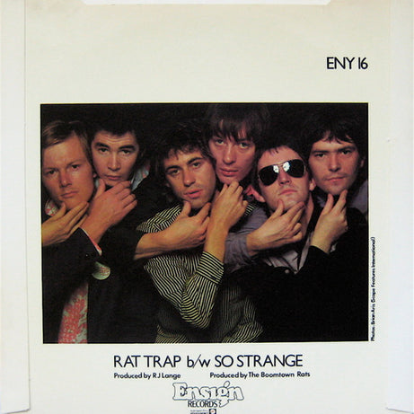 The Boomtown Rats : Rat Trap (7", Single)